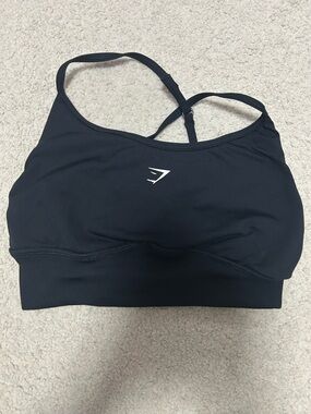 Gymshark Black cross back Strappy Sports Bra